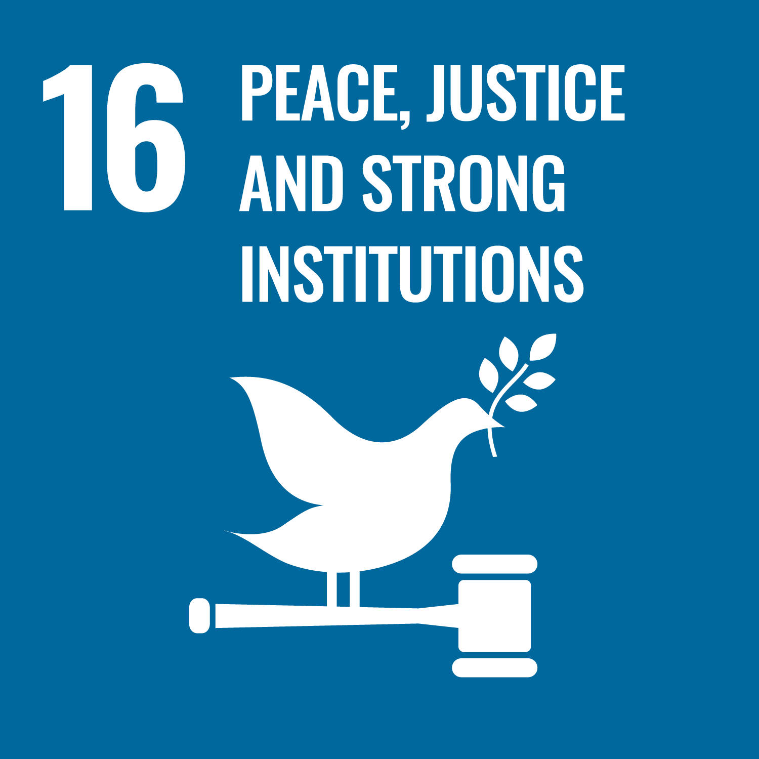 SDG16 logo